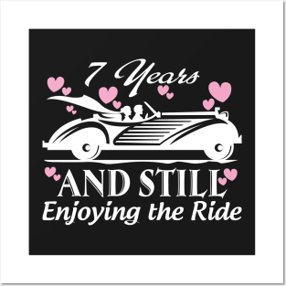 Anniversary Gift 7 years Wedding Marriage Posters and Art